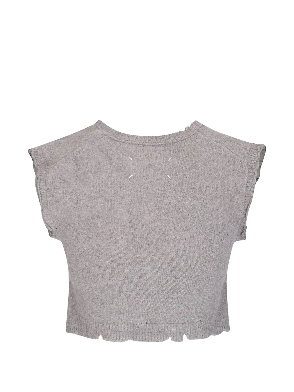 Maison Margiela Lived-In knitwear top Grijs