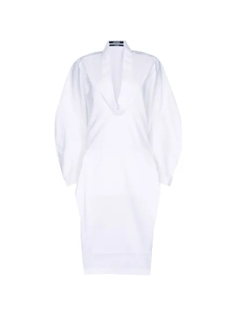 Jacquemus The Colombe dress loose-fit with rounded sleeves