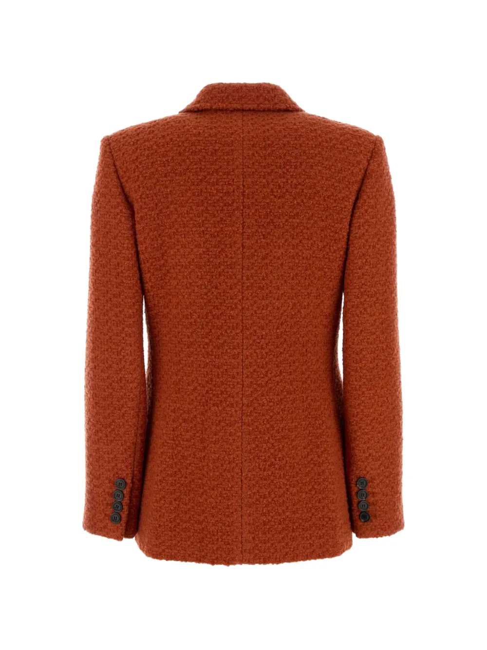 Saint Laurent single-breasted tweed jacket Oranje