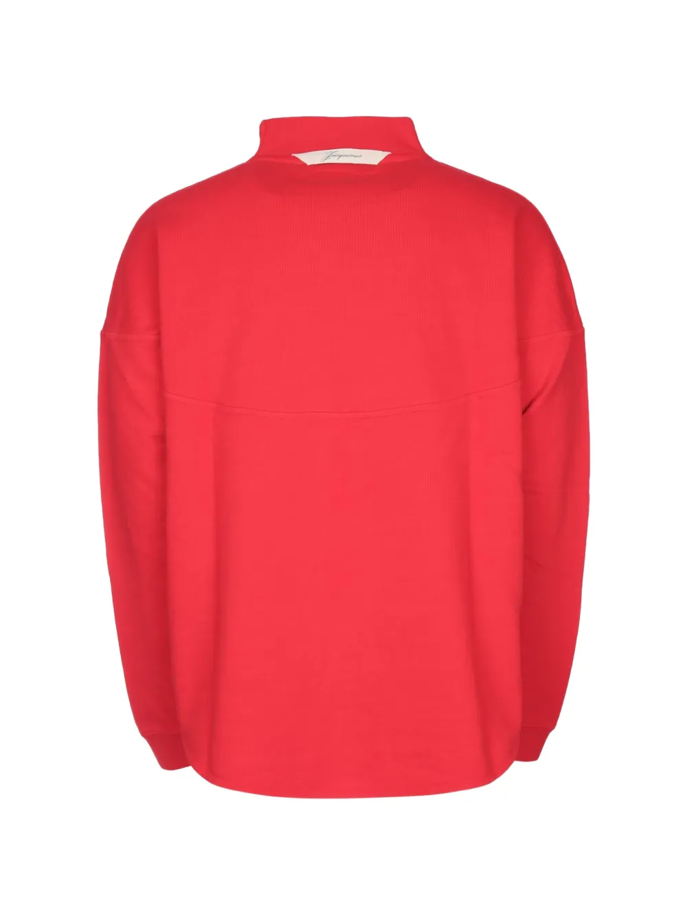 Jacquemus The Rond Carré sweater met col en rits Rood