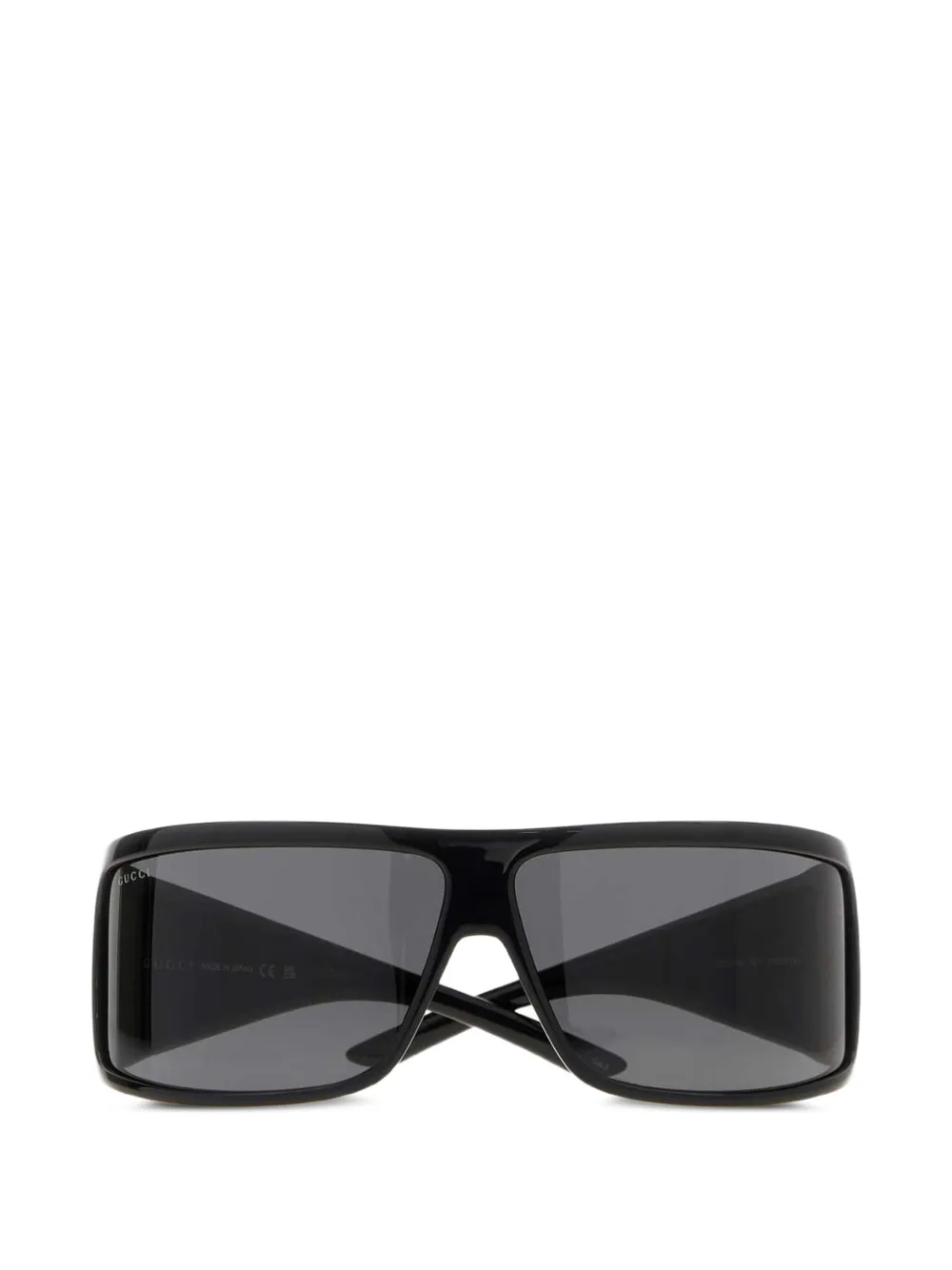 Gucci Sonnenbrille mit geometrischem Gestell - Schwarz