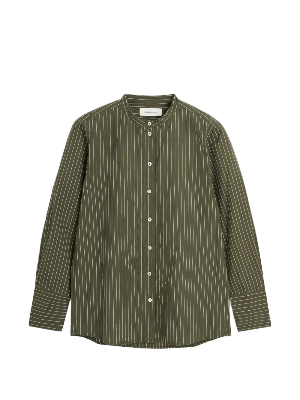 Skall Studio Scot striped cotton shirt - Vert Skall Studio Scot striped cotton shirt - Vert