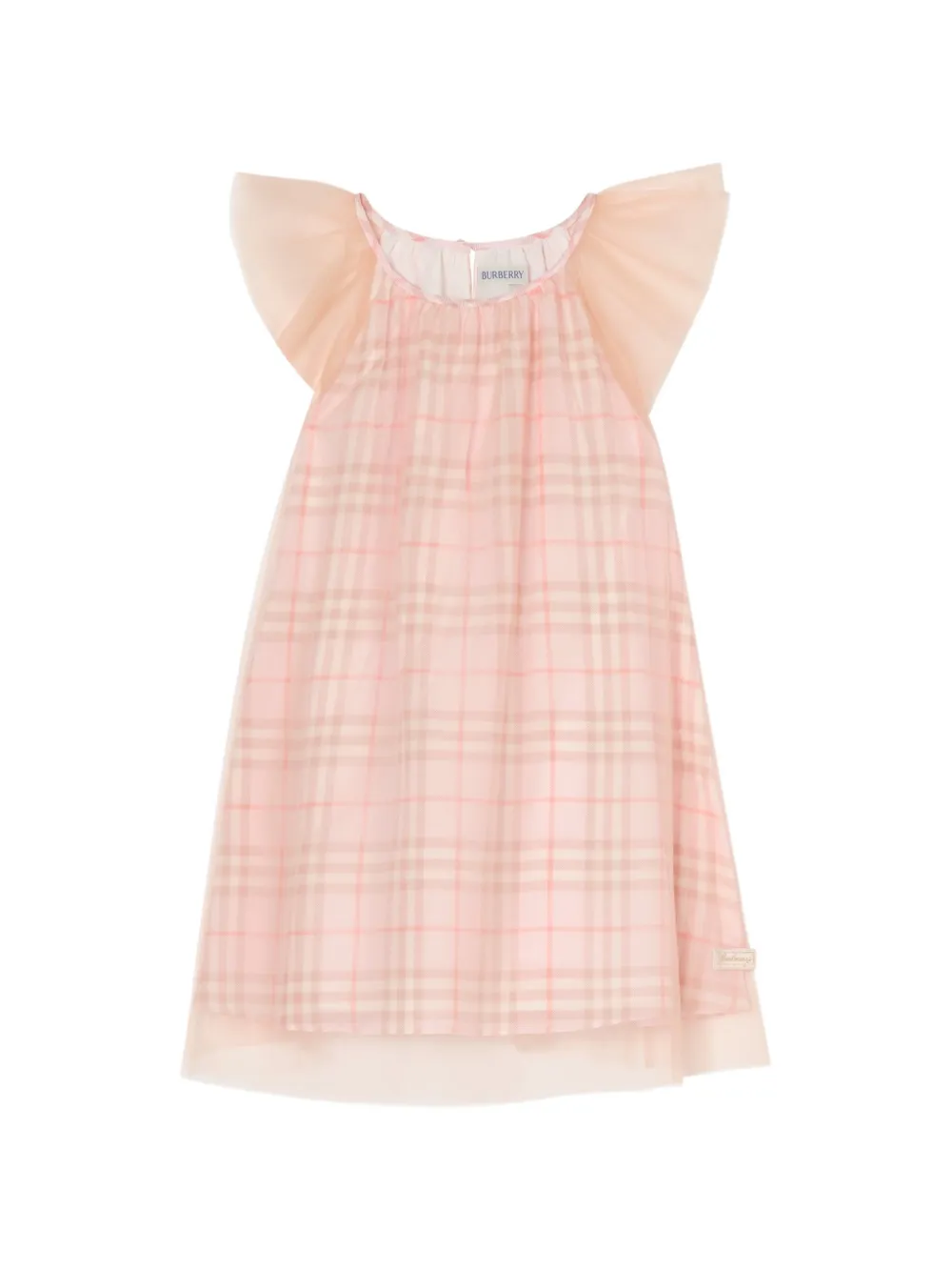 Burberry Kids check-pattern casual dress - Rosa