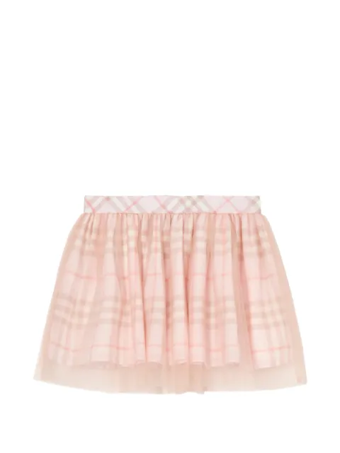 Burberry Kids check-pattern tutu