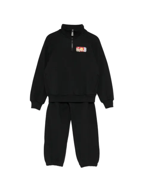 Moschino Kids Teddy Bear logo-patch track pants