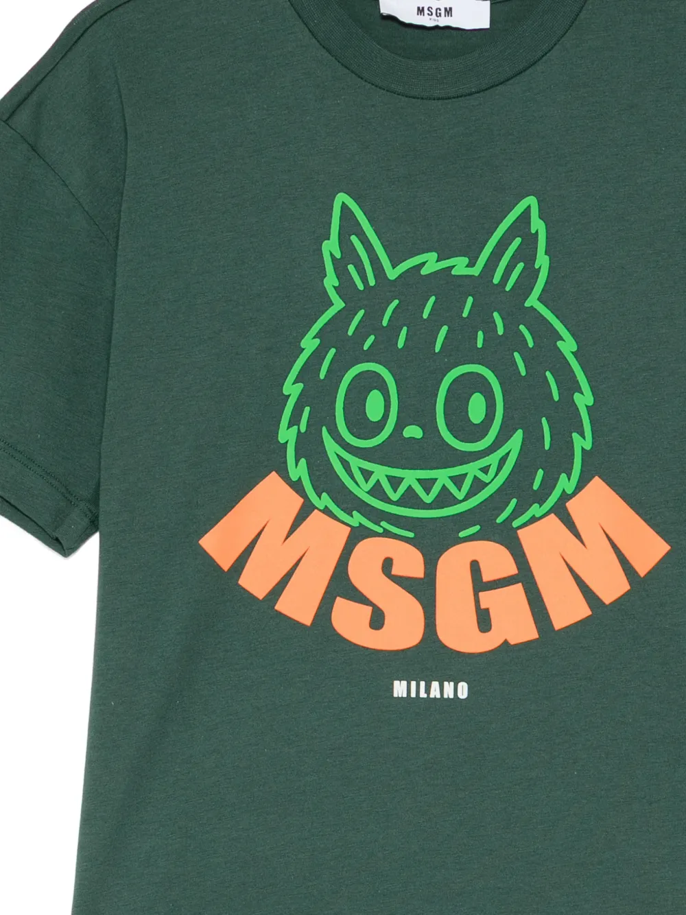 MSGM Kids Over T-shirt Groen