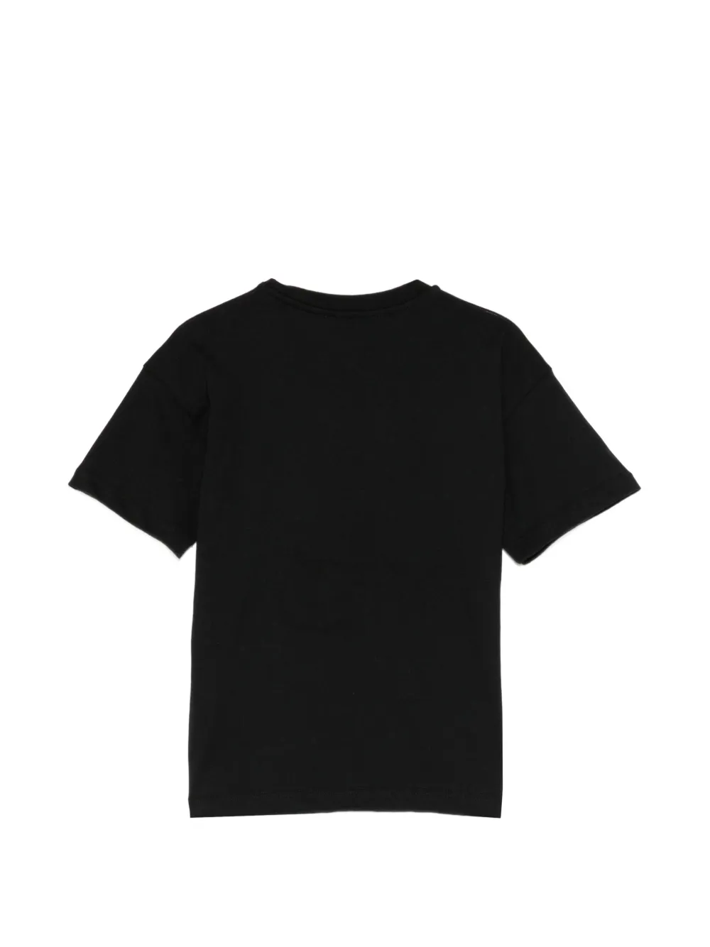 MSGM Kids kitten-print T-shirt Zwart