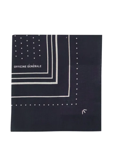 Officine Generale polka-dot square scarf