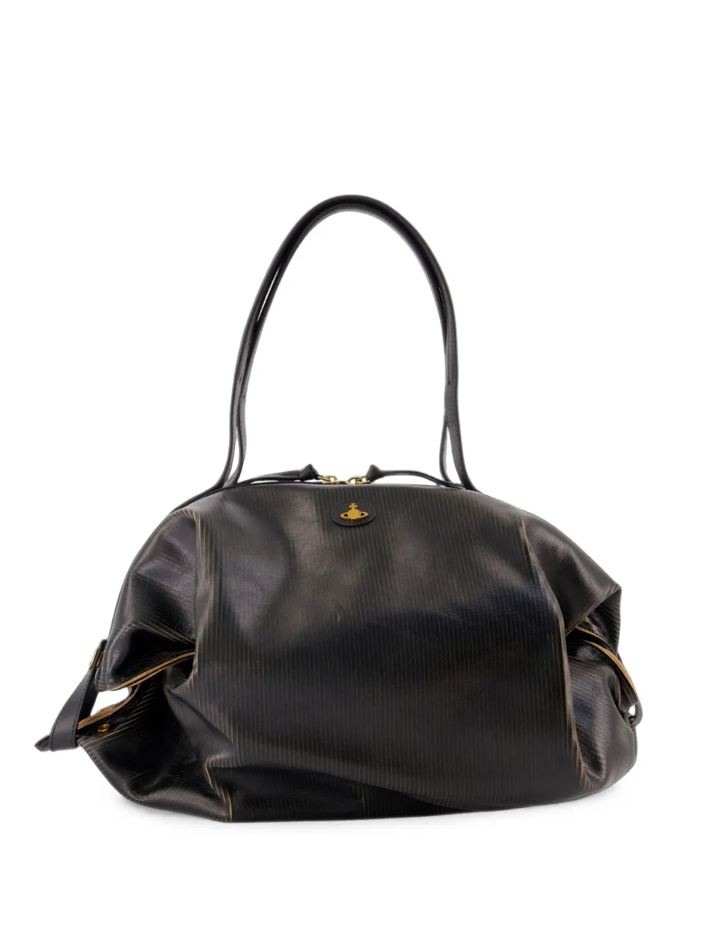 Vivienne Westwood large Mara embossed leather tote bag · OS
