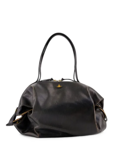 Vivienne Westwood bolso shopper Mara grande de piel en relieve