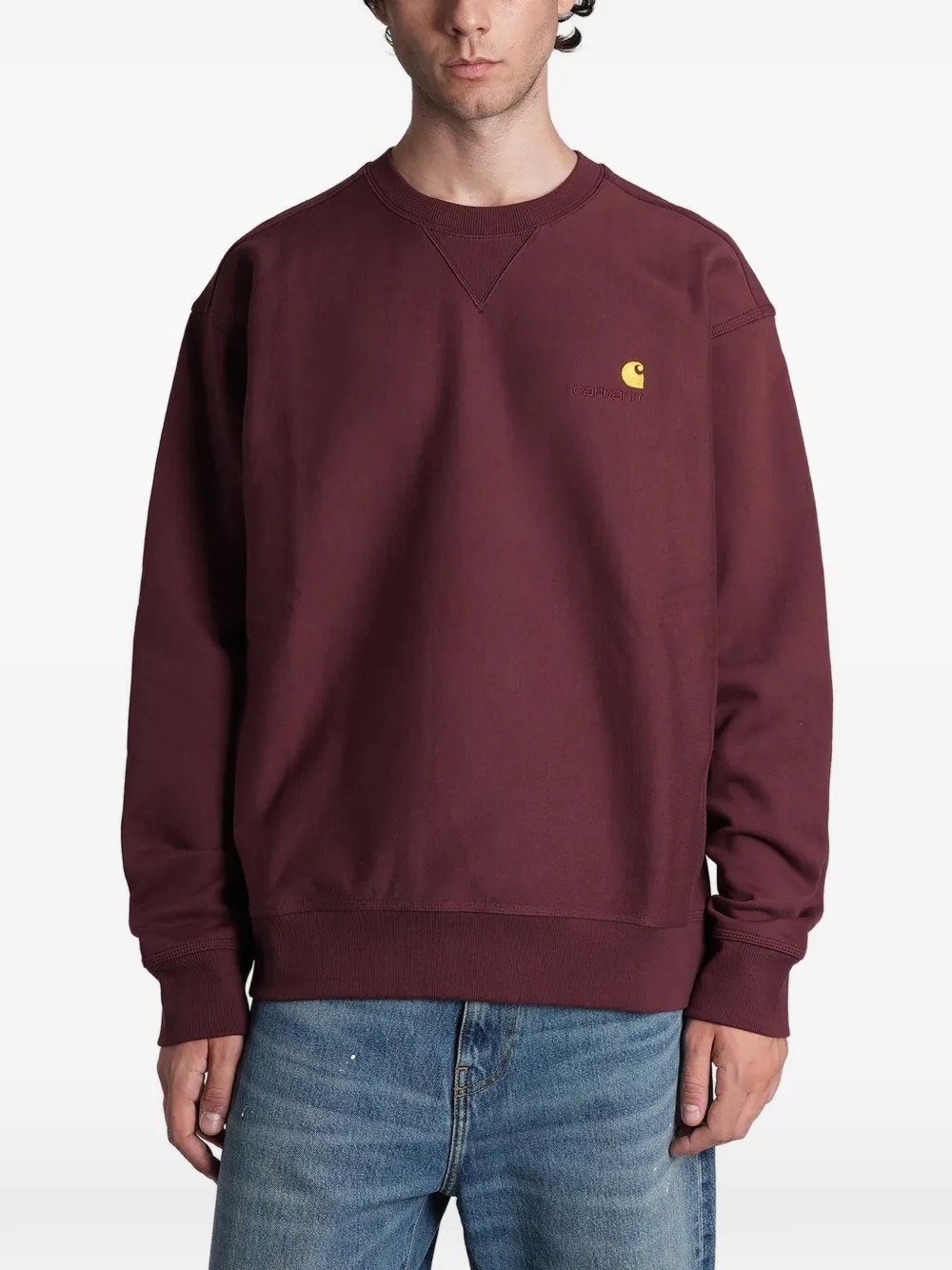 Carhartt WIP logo-embroidered sweater - Rosso