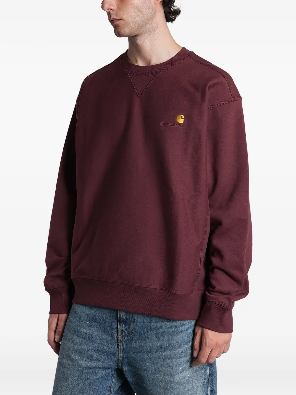 Carhartt WIP Trui met geborduurd logo Rood