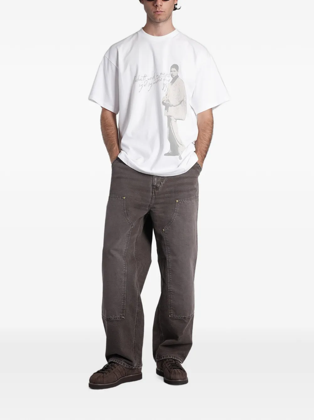 Carhartt WIP T-shirt met grafische print Wit