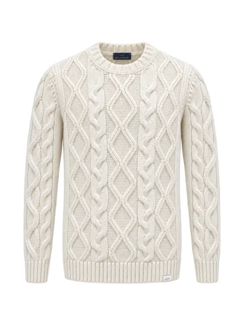 Paul & Shark cable-knit crew-neck sweater