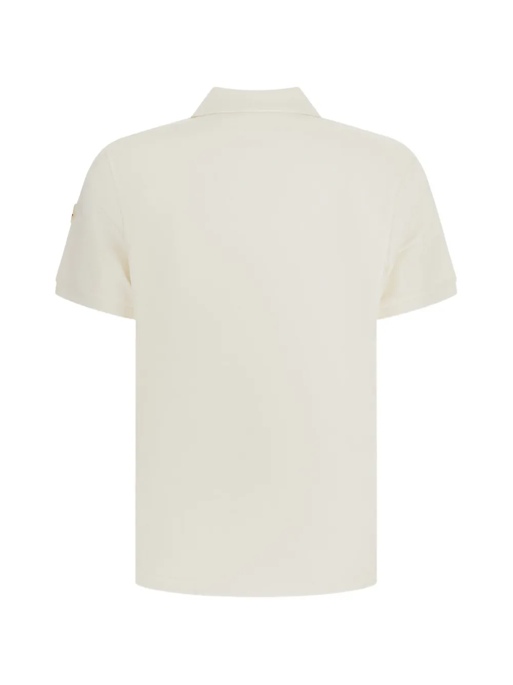 Moncler logo-patch polo shirt Wit