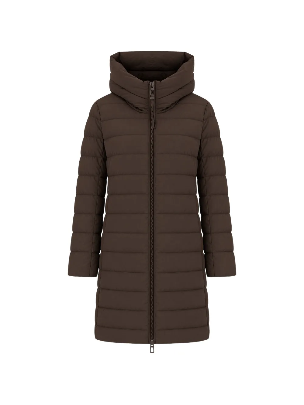 Duno Cellini quilted hooded jacket - Marrone