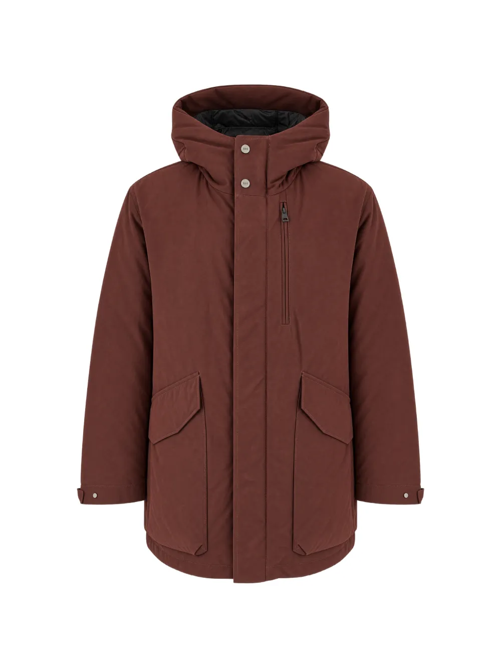Duno Hoshi hooded padded jacket - Brown