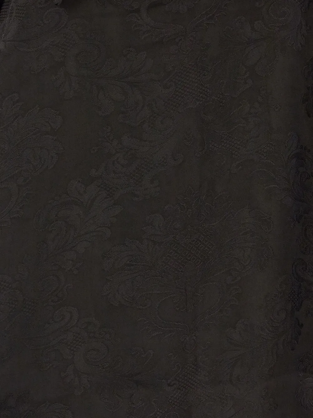 Uma Wang jacquard tie-fastening top Zwart