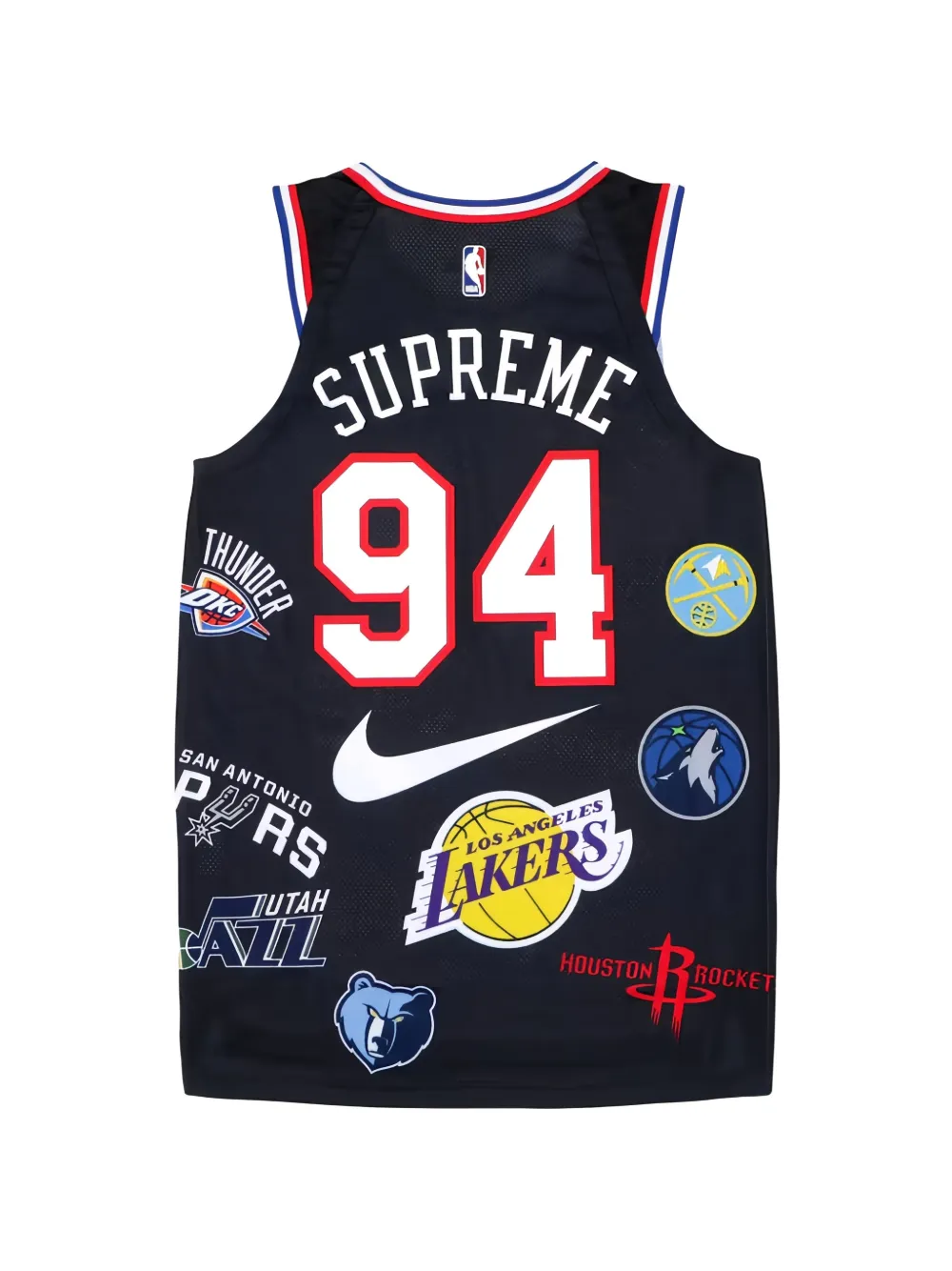 Supreme graphic-print tank top Zwart