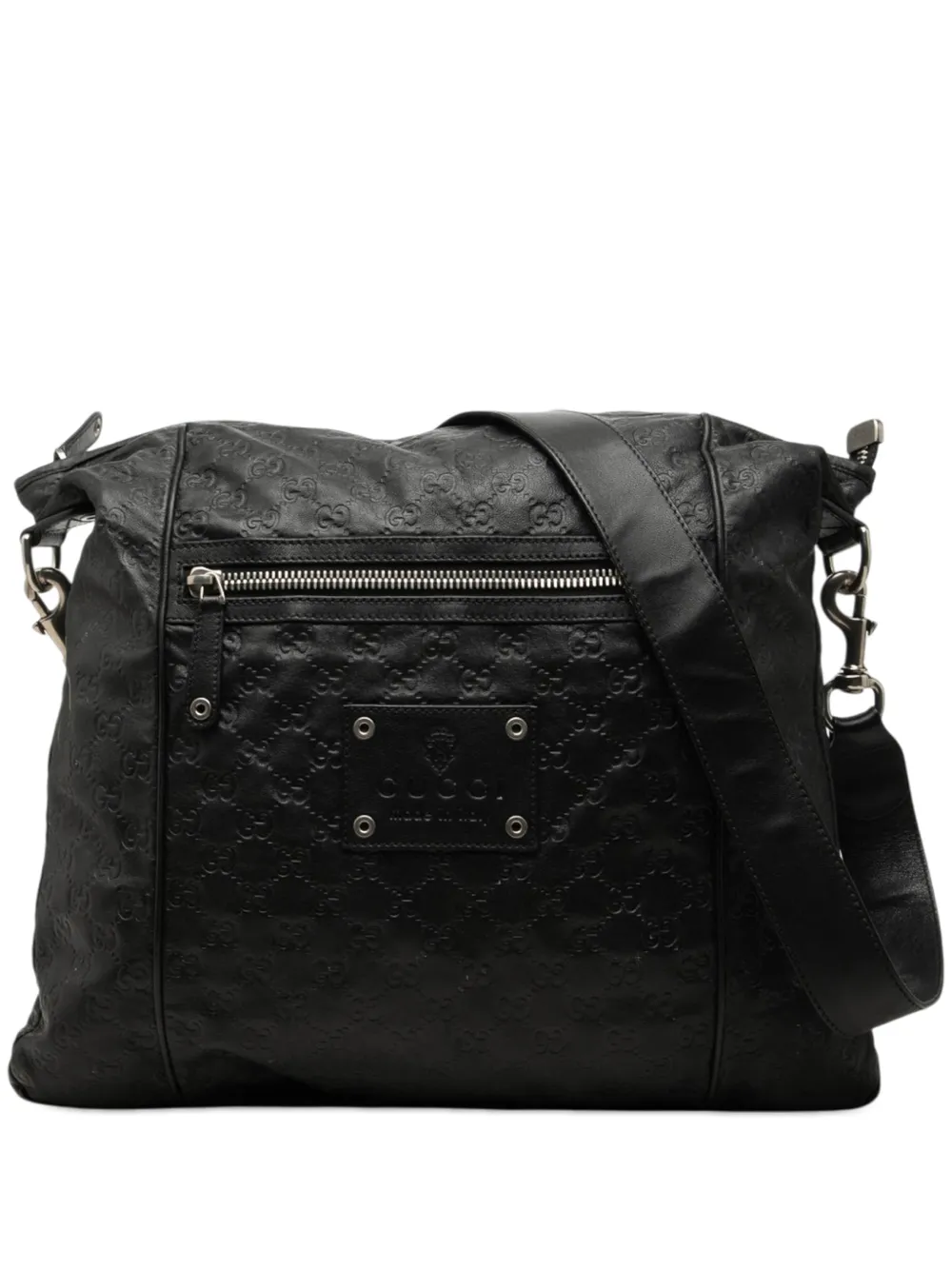 Gucci Pre-Owned 2000-2015 Guccissima Messenger Bag crossbody bag - Nero