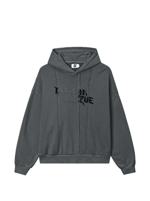 izzue Hoodie mit Logo-Print