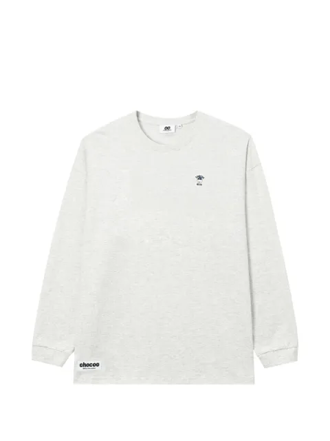 CHOCOOLATE playera manga larga con logo bordado