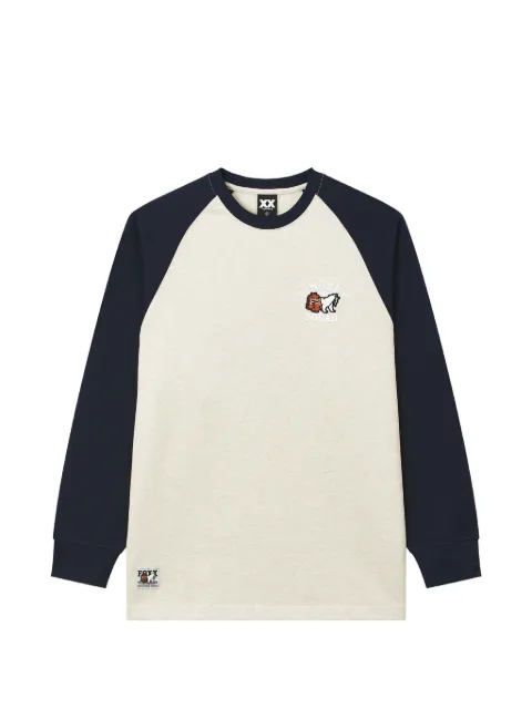 FINGERCROXX embroidered raglan-sleeve T-shirt