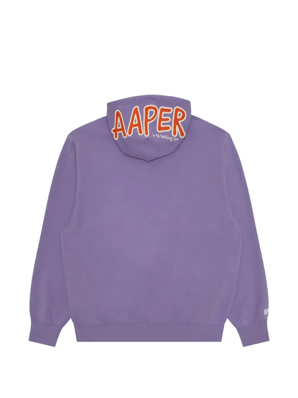 AAPE BY *A BATHING APE Hoodie met logopatch Paars