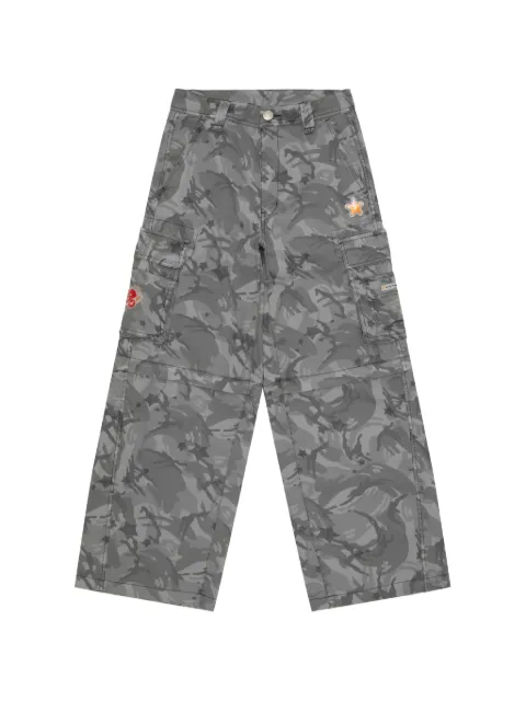 AAPE BY *A BATHING APE® camouflage-print zip-off cargo pants