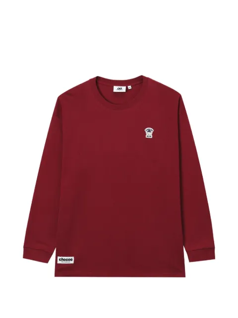 CHOCOOLATE logo-patch long-sleeved T-shirt