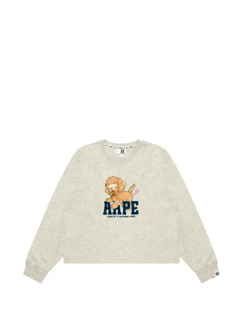 AAPE BY *A BATHING APE® graphic-print long-sleeve T-shirt