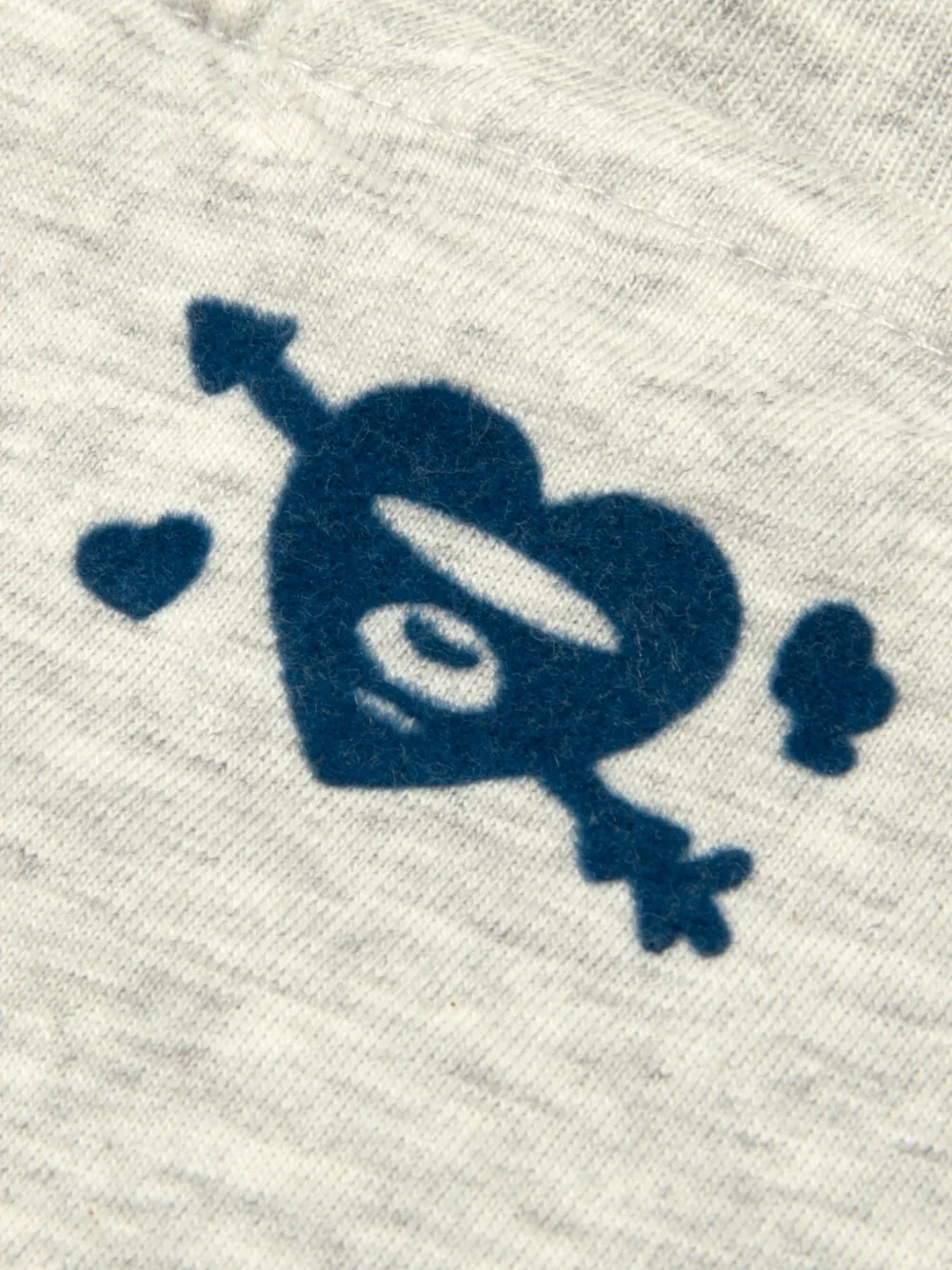 AAPE BY *A BATHING APE graphic-print long-sleeve T-shirt Grijs