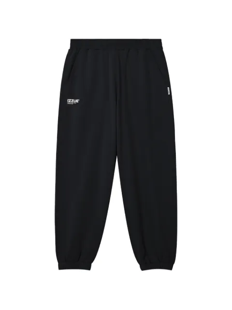 izzue logo-print elasticated track pants