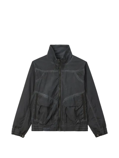 izzue zip-up panelled jacket