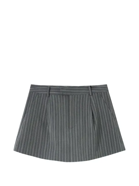b+ab pantalones cortos de vestir a rayas diplomáticas