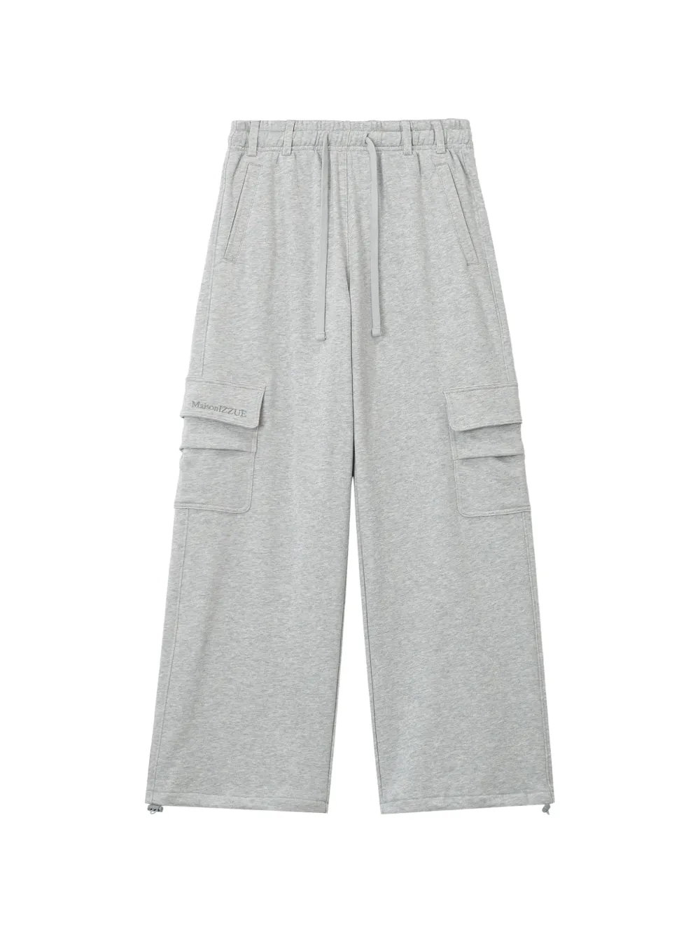 izzue drawstring cargo track pants - Grigio