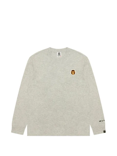 AAPE BY *A BATHING APE® logo-patch long-sleeve T-shirt