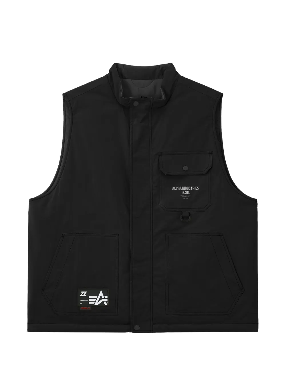 izzue quilted gilet - Nero