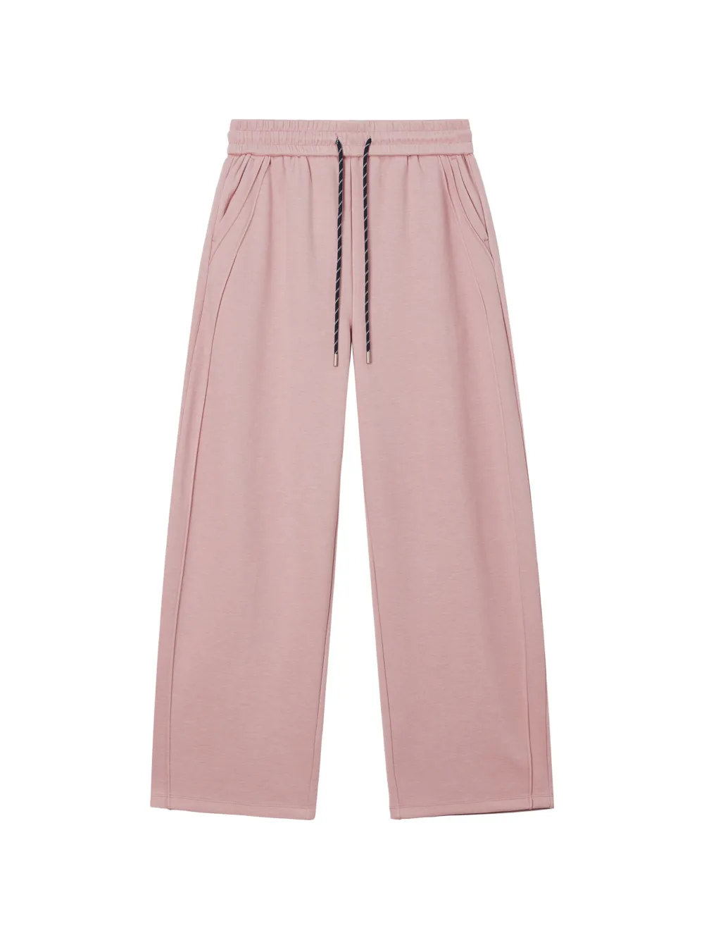 Tout A Coup Drawstring Wide-leg Track Pants In Pink