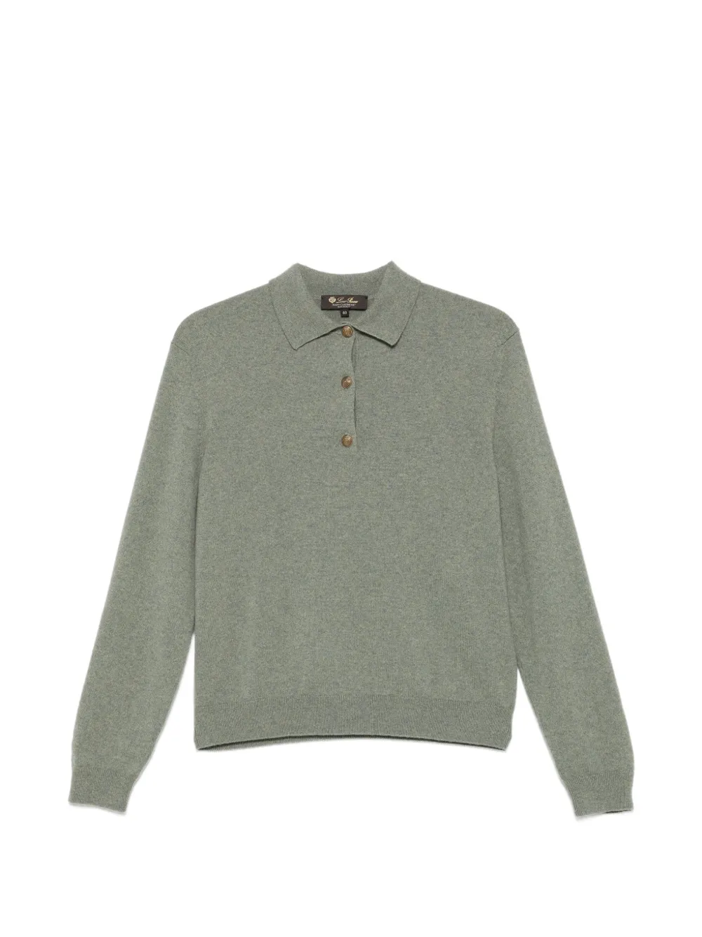 Loro Piana Polo Mountain View a maniche lunghe - Verde