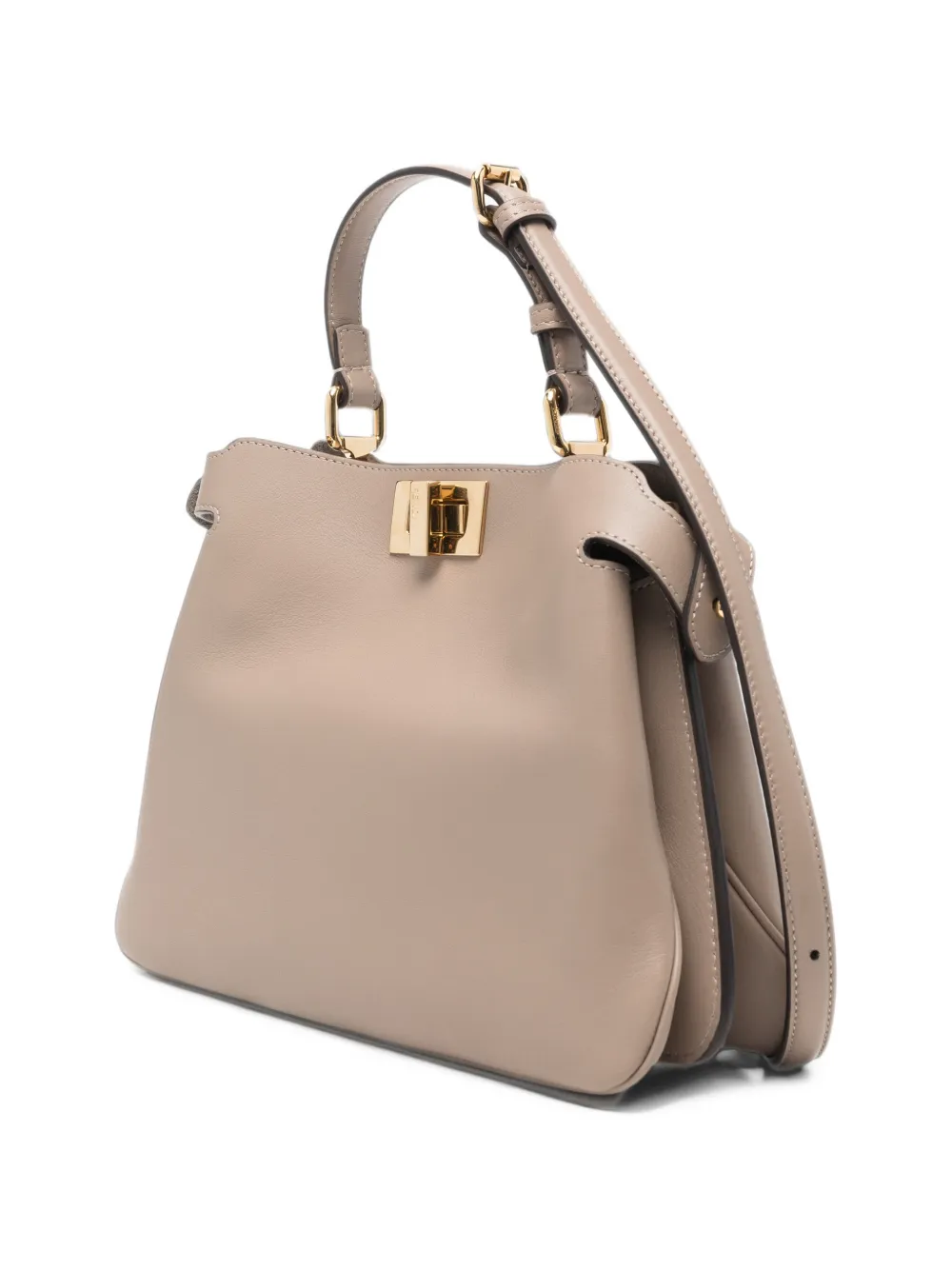 FENDI small Peekaboo Soft tote bag Beige