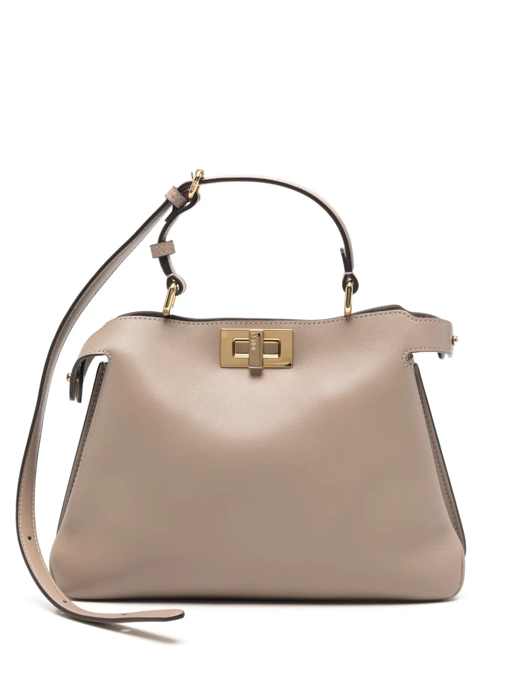 FENDI small Peekaboo Soft tote bag Beige