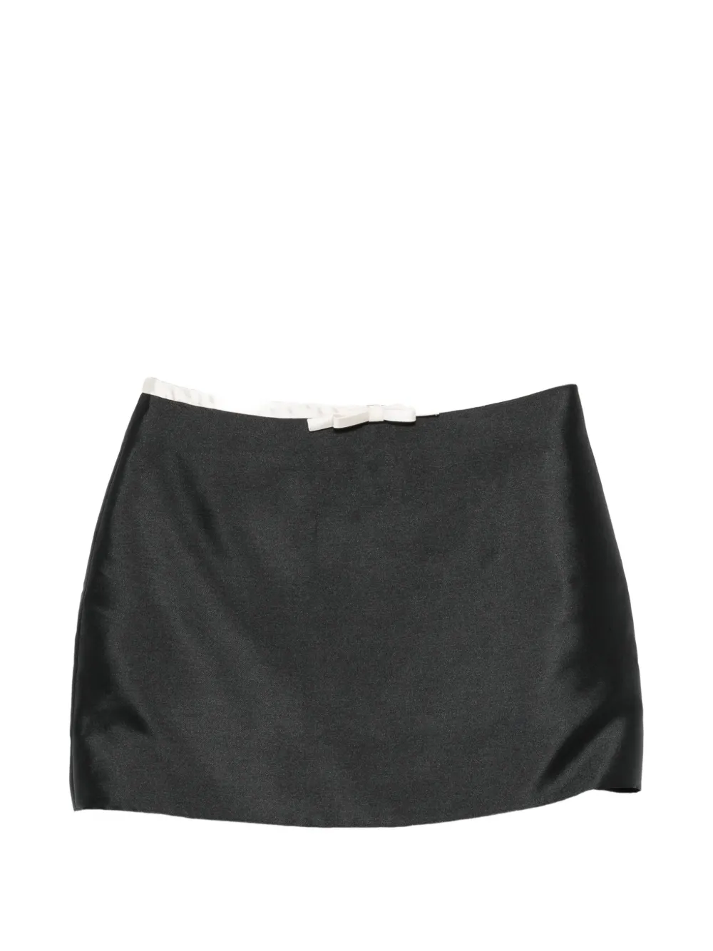 SIMKHAI Viana bow-detail mini skirt - Noir SIMKHAI Viana bow-detail mini skirt - Noir