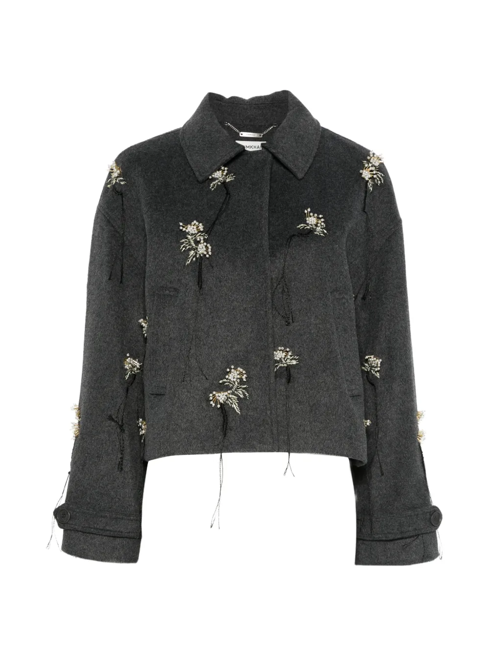 SIMKHAI Katya embellished jacket Grijs