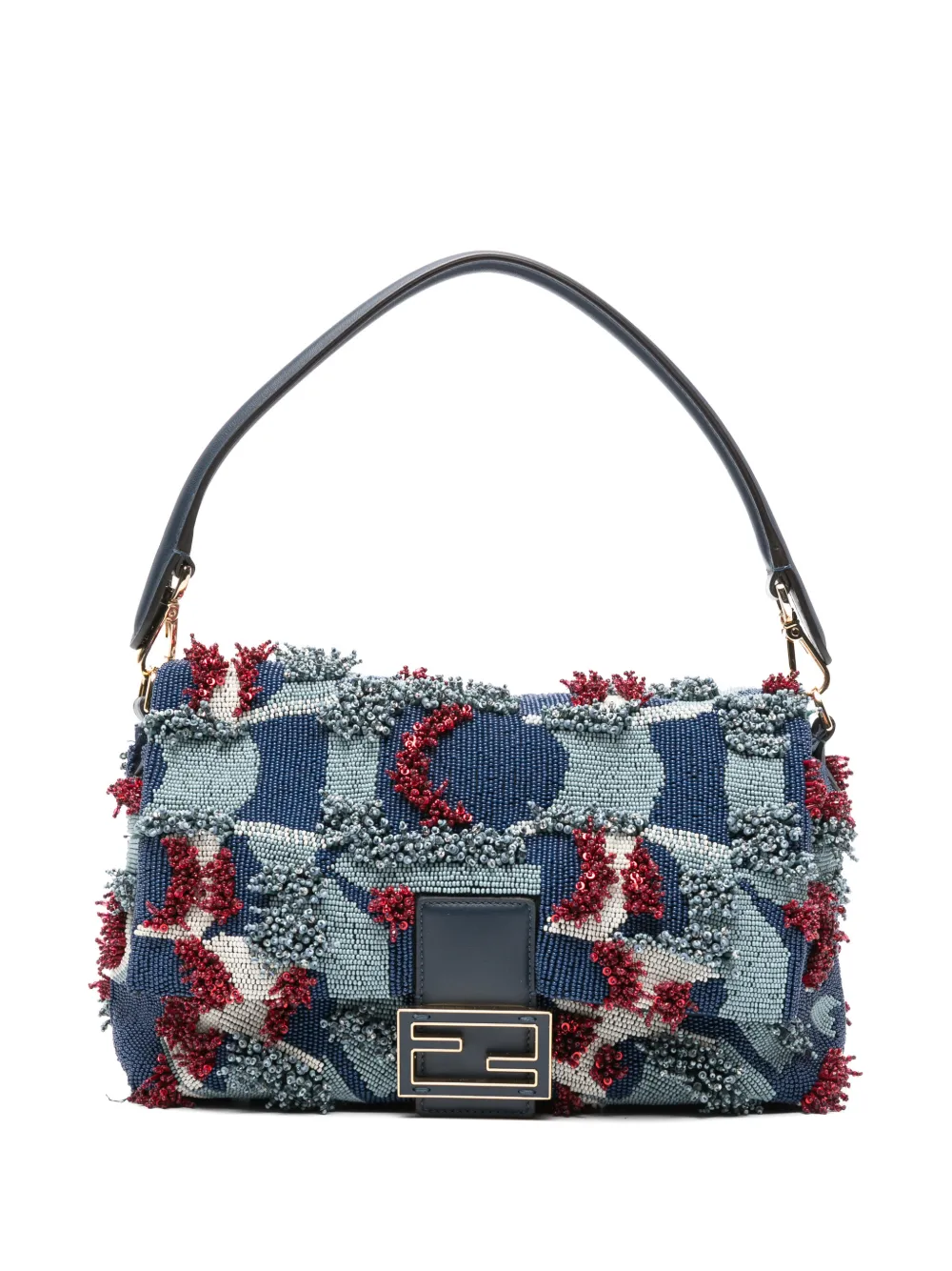 FENDI Mamma Baguette medium bag - Blu
