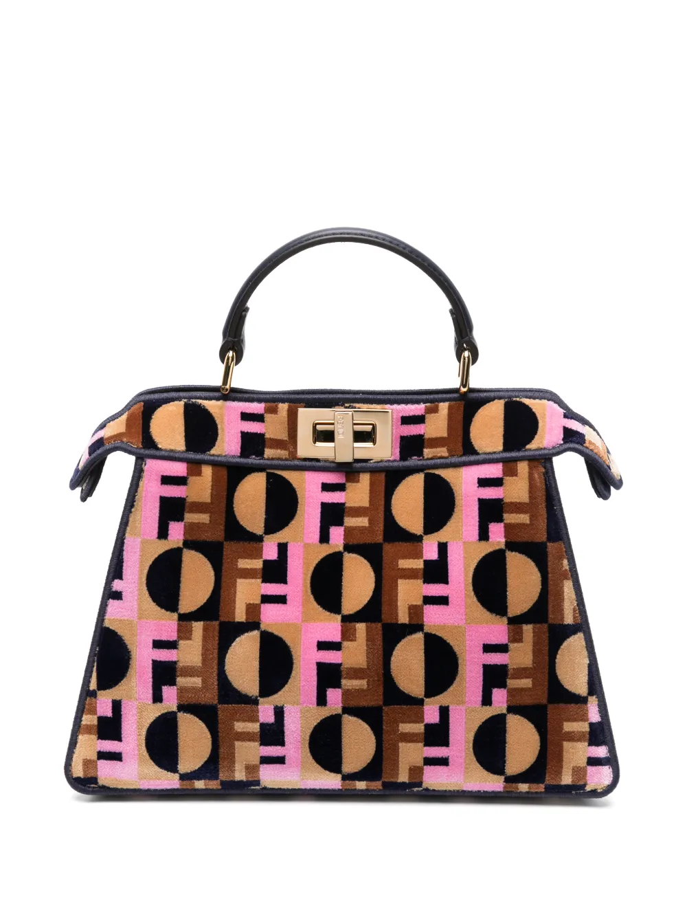 FENDI Peekaboo ISeeU small tote bag - Marrone