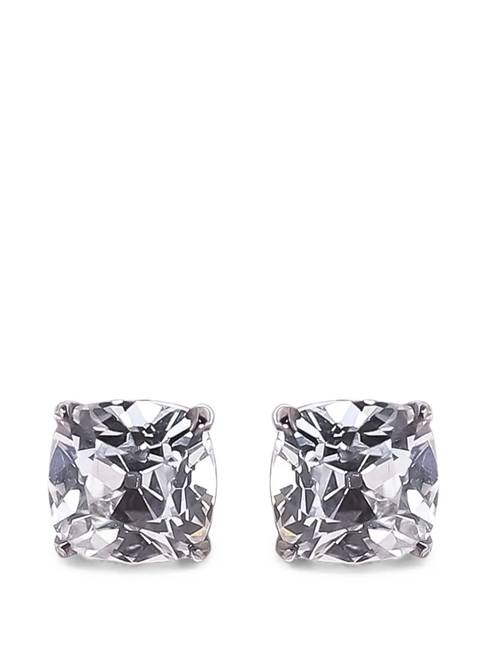 with love Travel diamond stud earrings - Argento