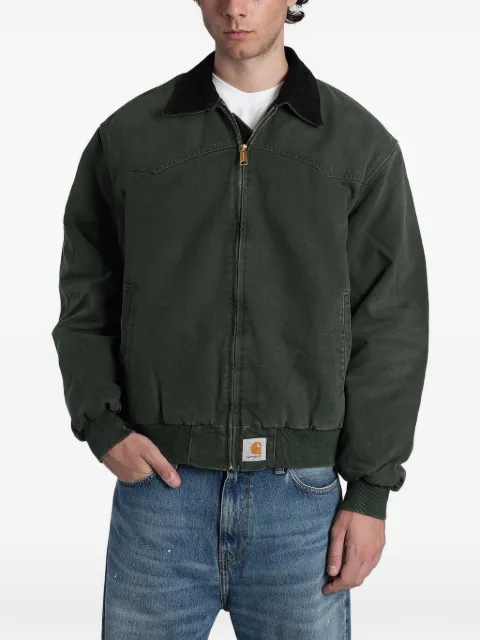 Carhartt WIP OG Santa Fe logo-patch zip-up jacket