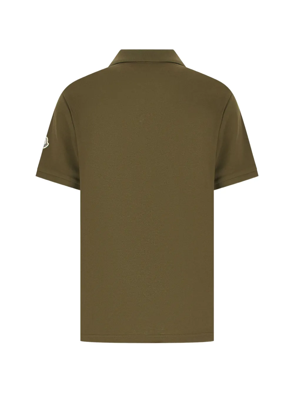Moncler logo-patch polo shirt Groen