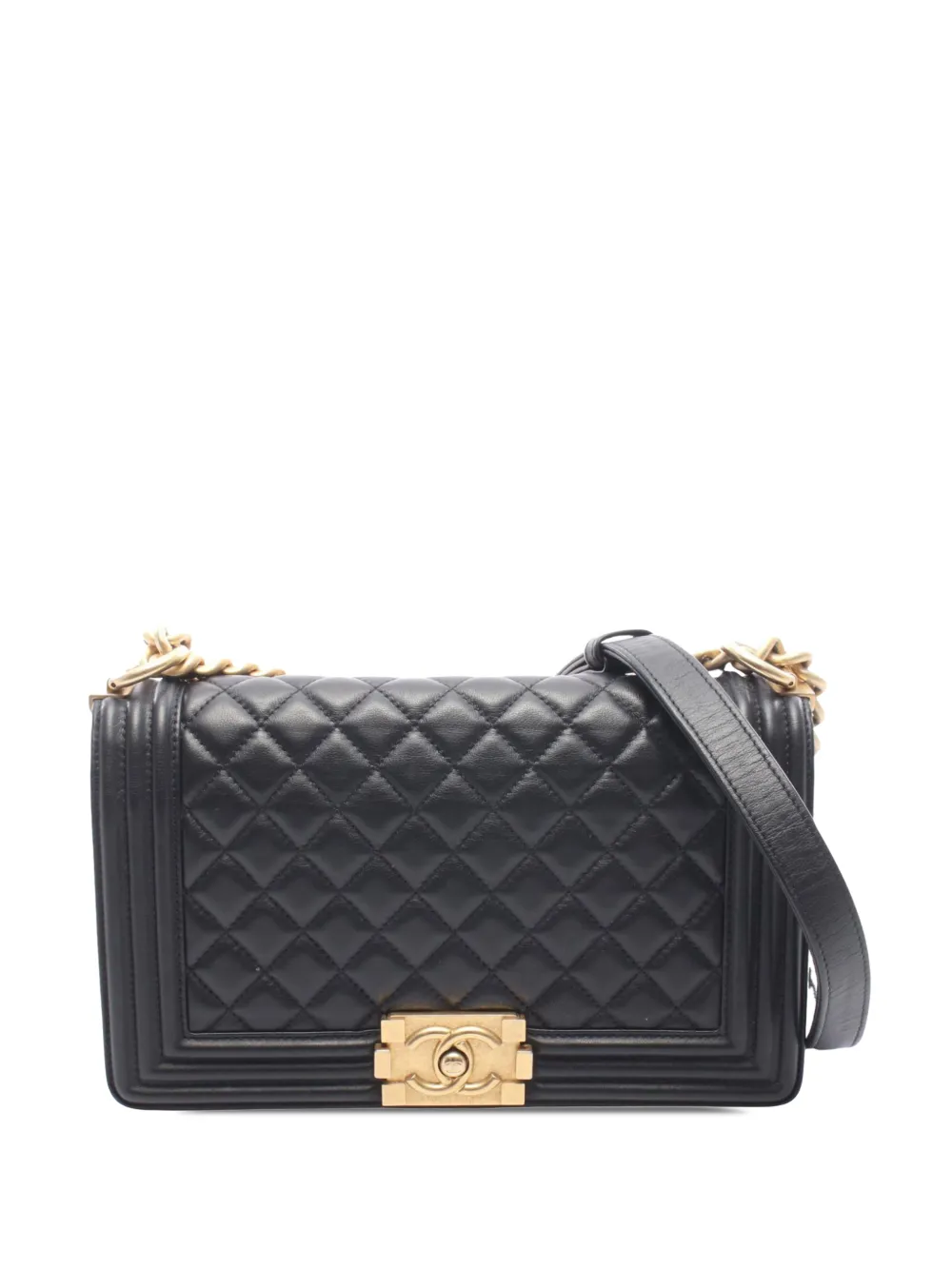 CHANEL Pre-Owned Borsa a tracolla Boy media 2020 - Nero